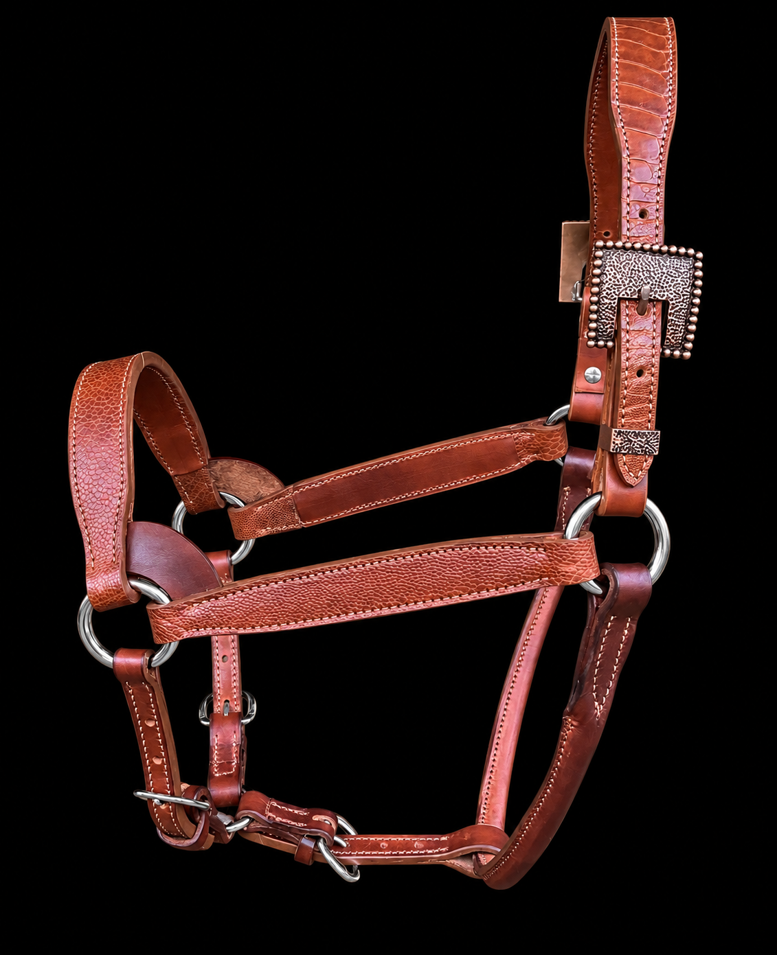 Fairytail Leather Co Ostrich Leg Halter