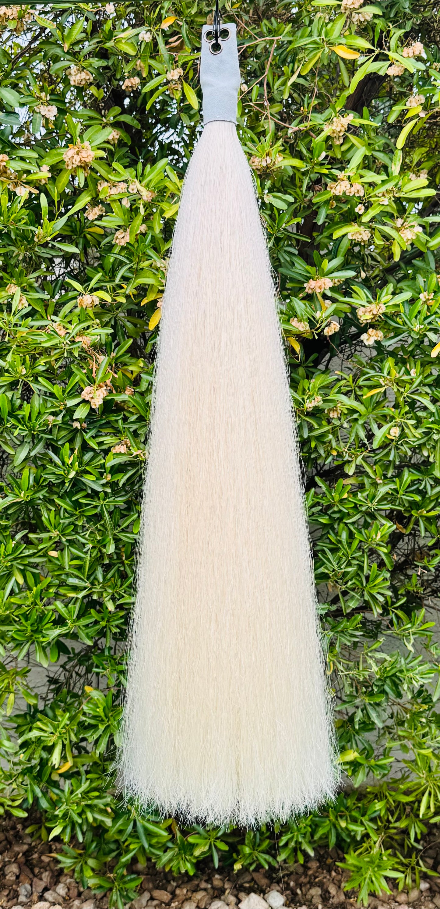 Pure White 1.5 lb 38” Tail Extension With Weight Setup