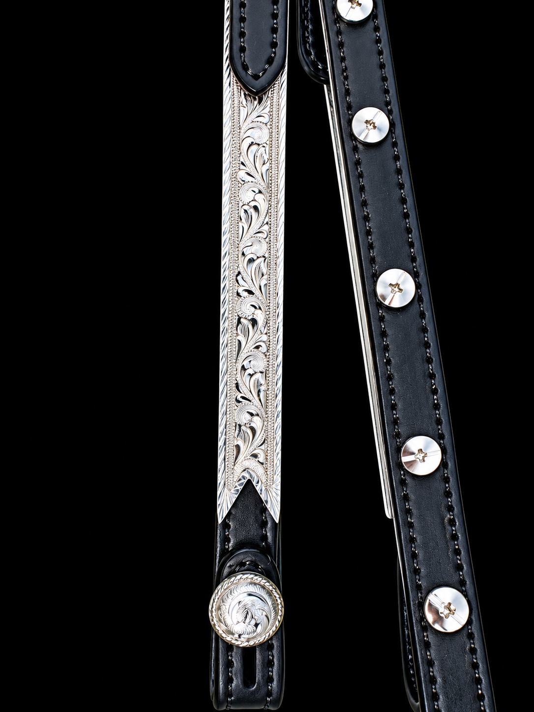 Fairytail Leather Black Headstall