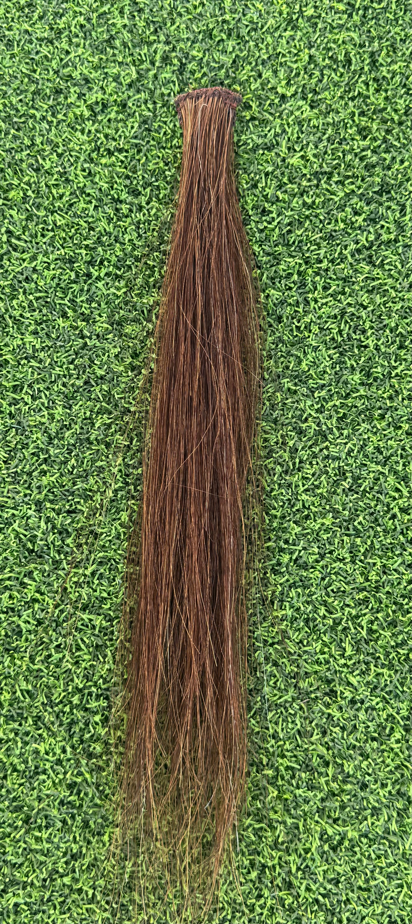 Clip In Sorrel Forelock Extension