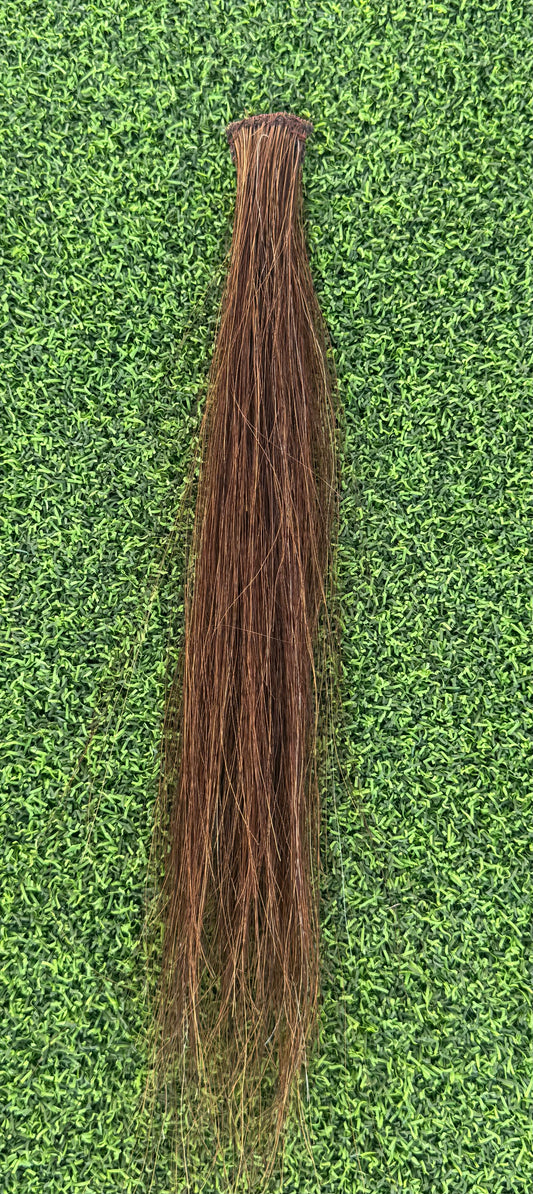 Clip In Sorrel Forelock Extension