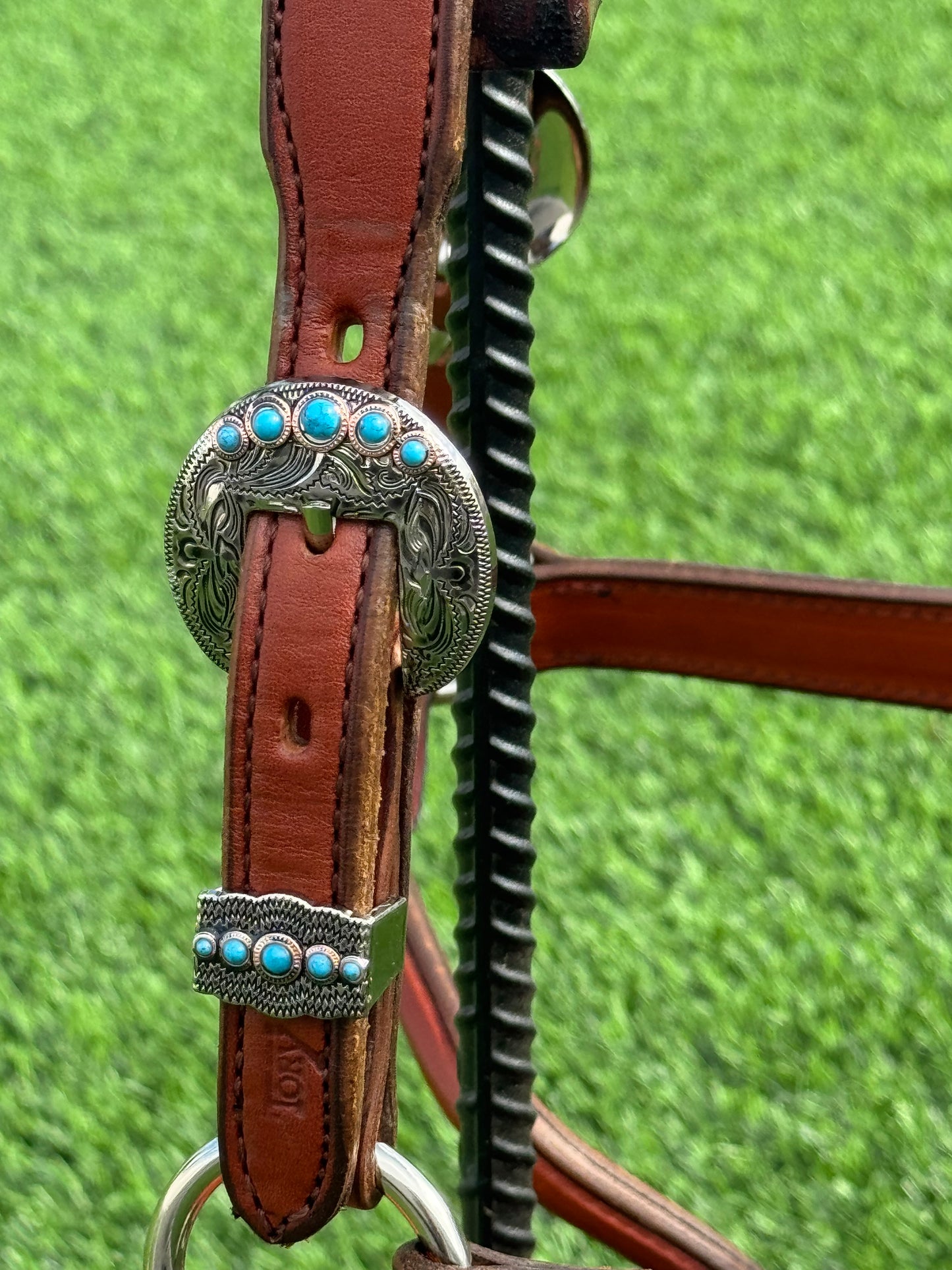 Chestnut Horse Size Leather Halter
