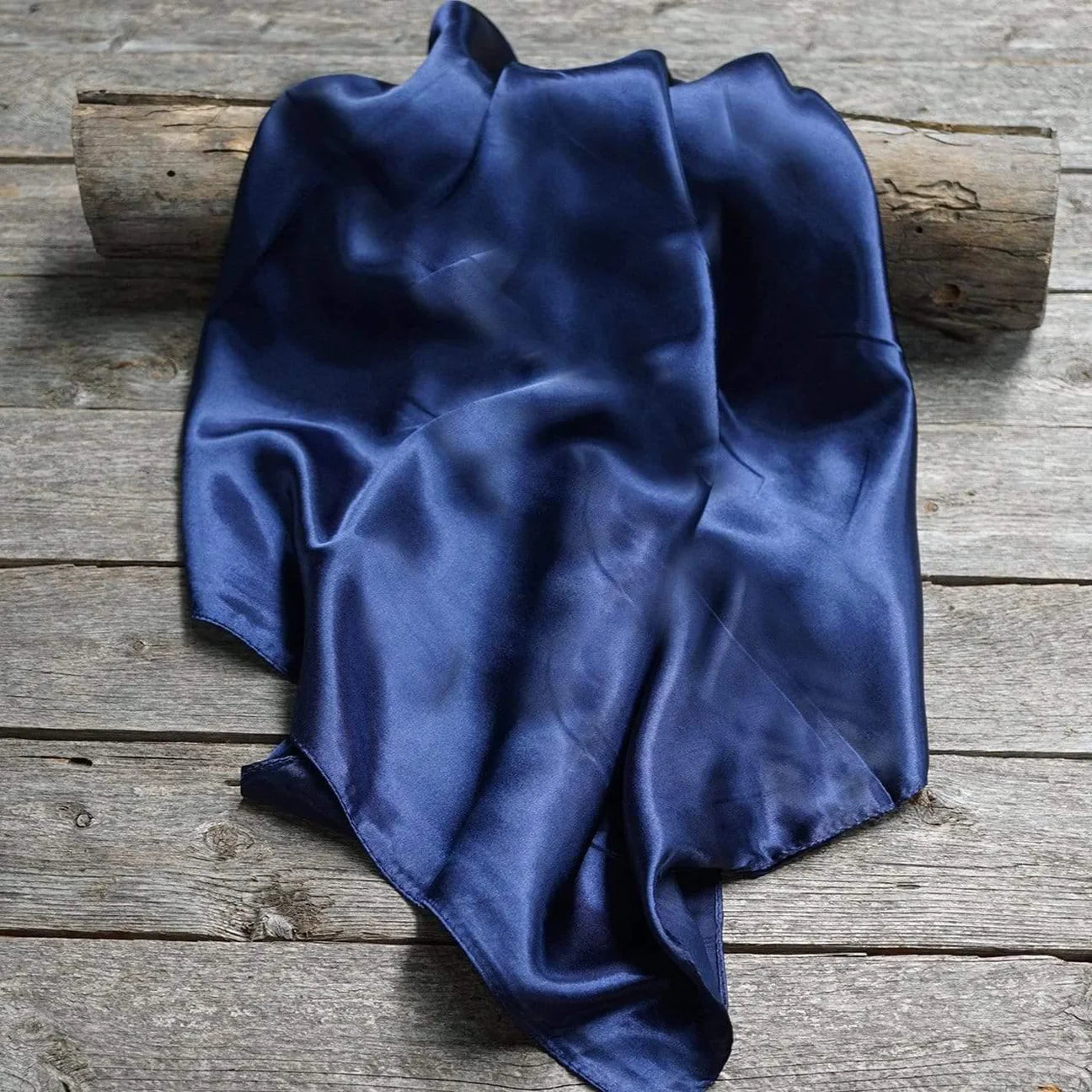 35X35" Solid Dark Blue Wild Rag