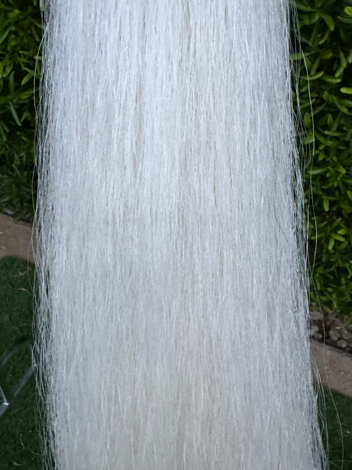 Pure White 1.5 lb 38” Tail Extension With Weight Setup