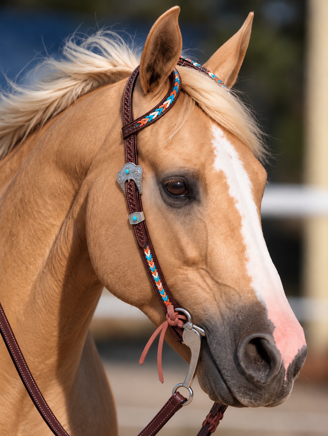 Fairytail Leather Co Kangaroo Lace Ranch Headstall