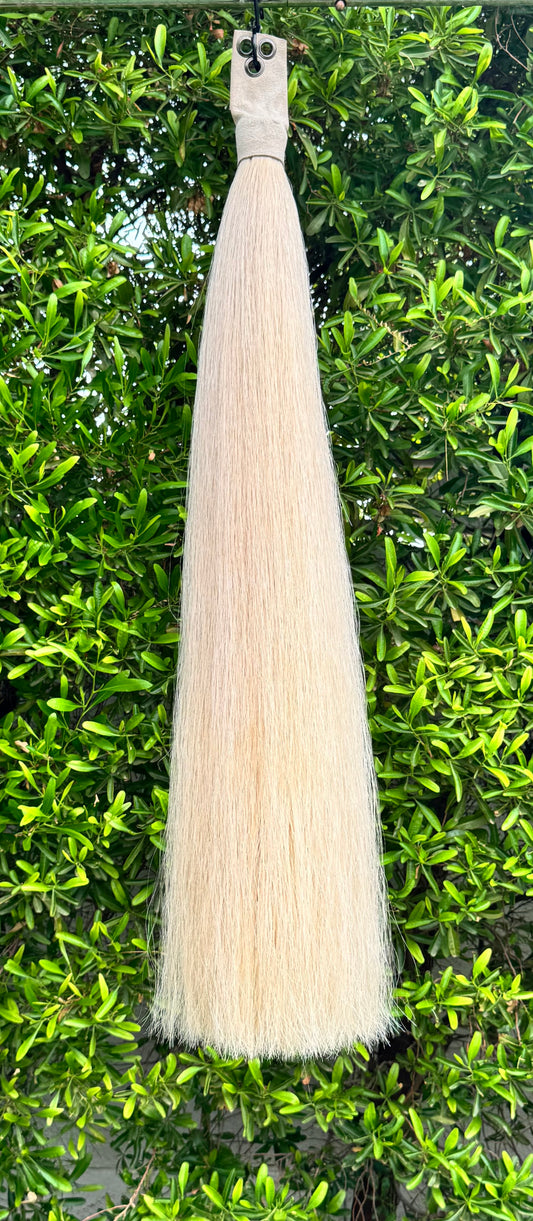 Cream 1.5 lb 35” Tail Extension With Weight Setup