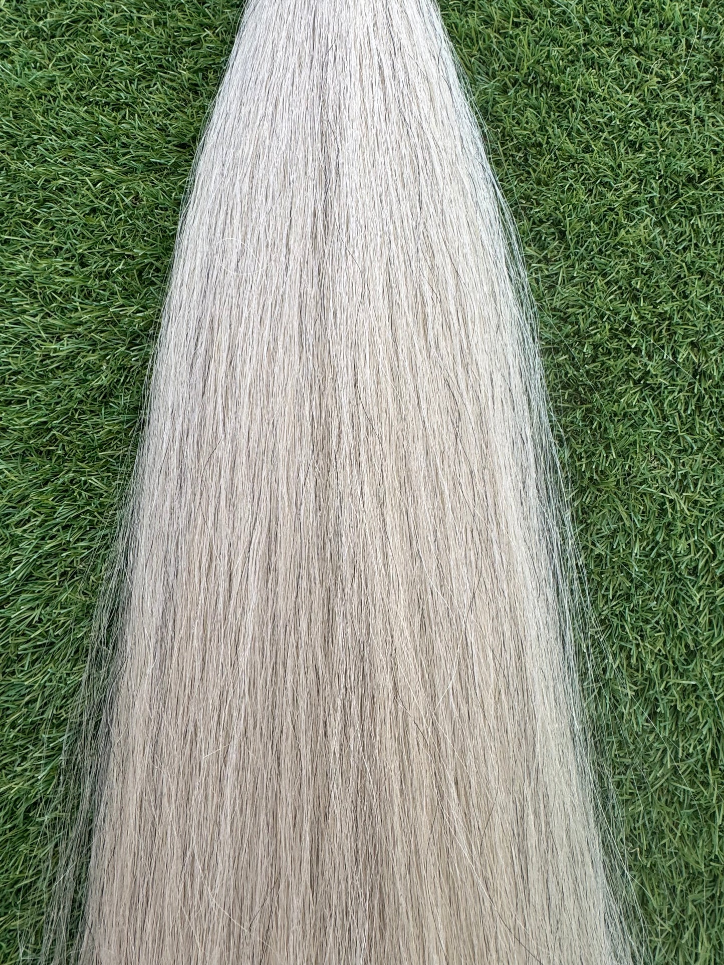 1 lb Extra Light Gray (w/White) Tail Extension With Weight Setup, 29”