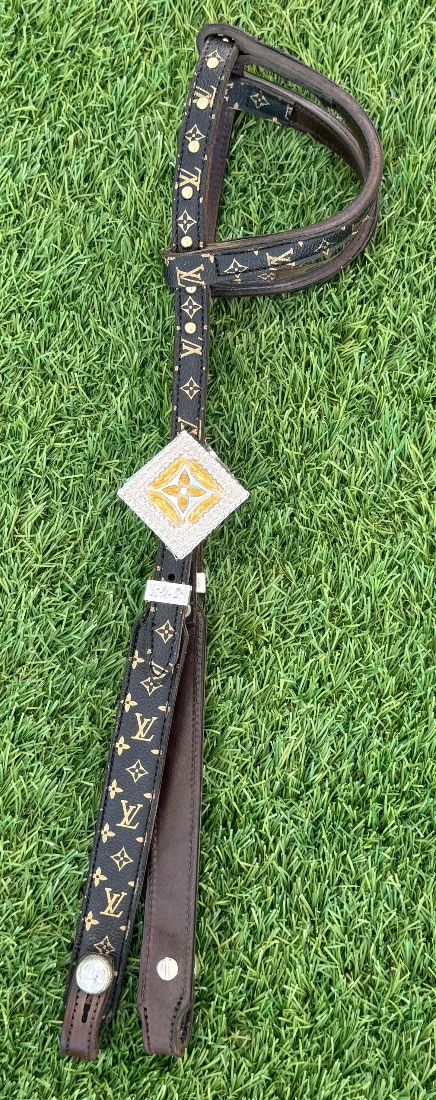 Fairytail Leather Co Black Designer Headstall