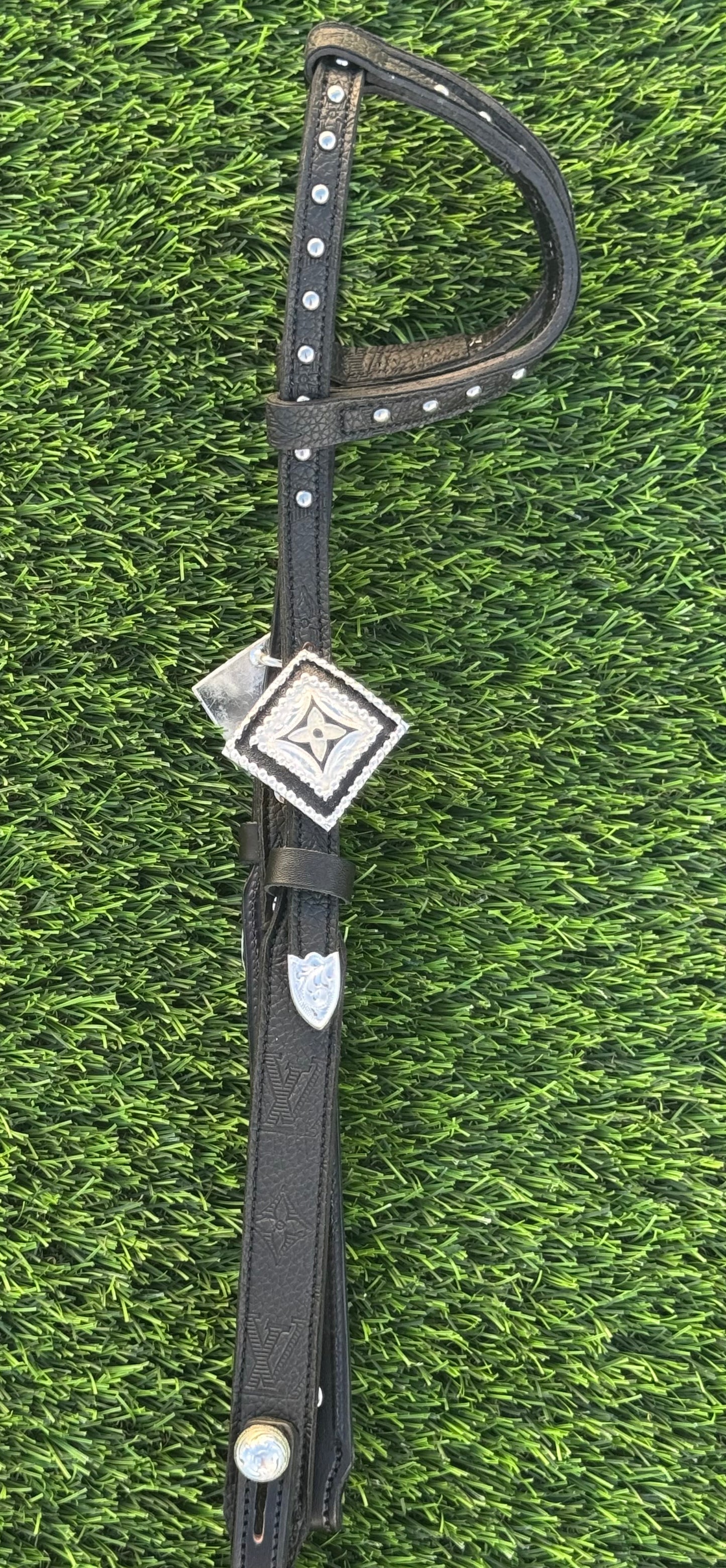 Fairytail Leather Co Black Designer Headstall