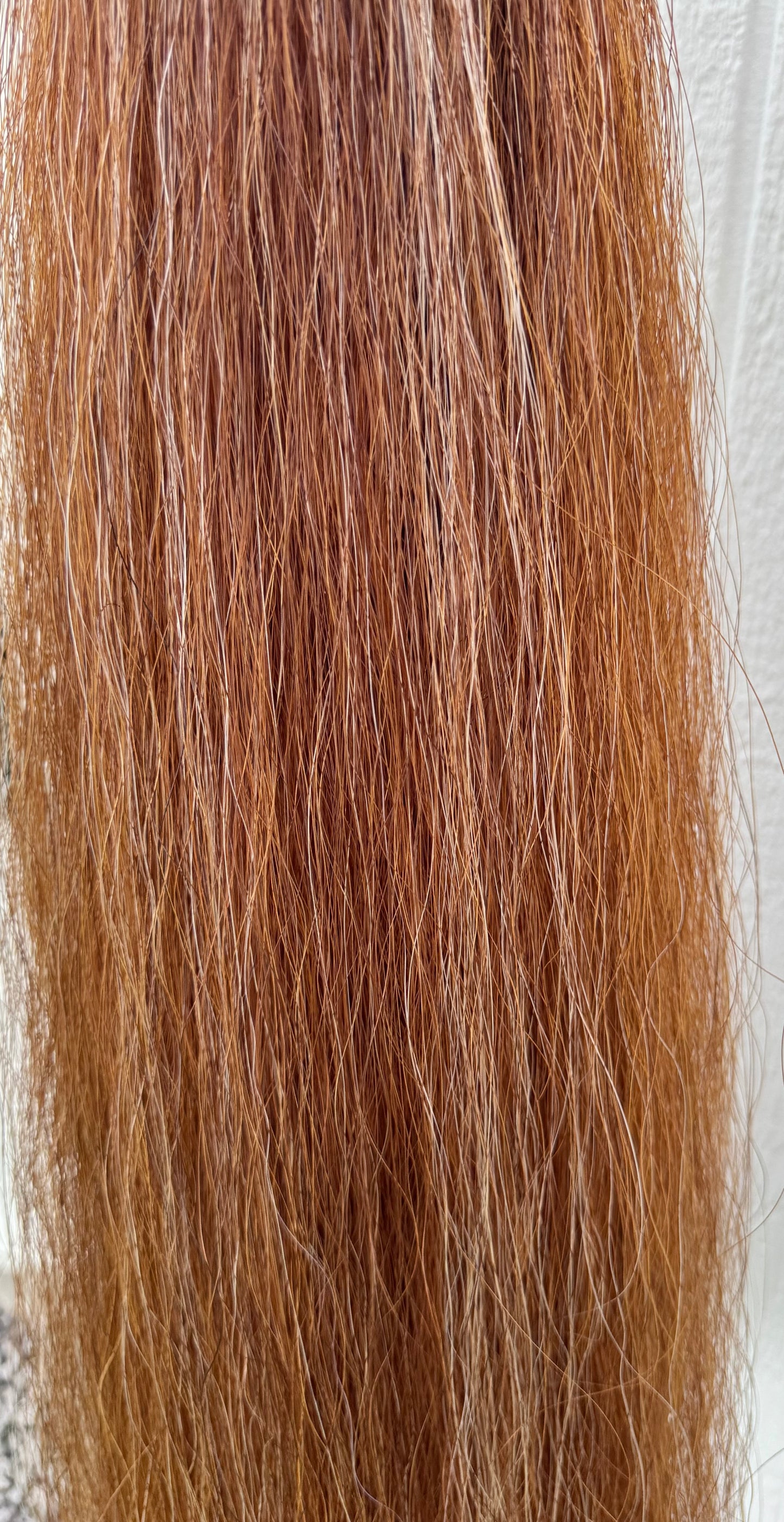 Medium Sorrel with Small Amount of Flaxen, 37”, 2.25 lbs, Weight Setup