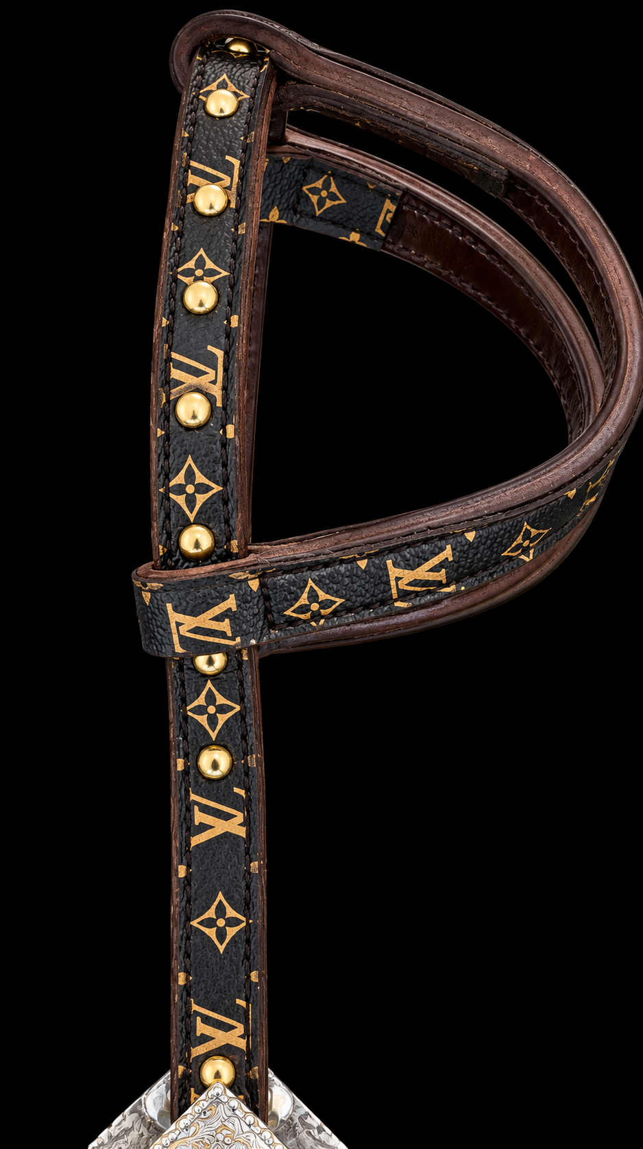 Fairytail Leather Co Black Designer Headstall