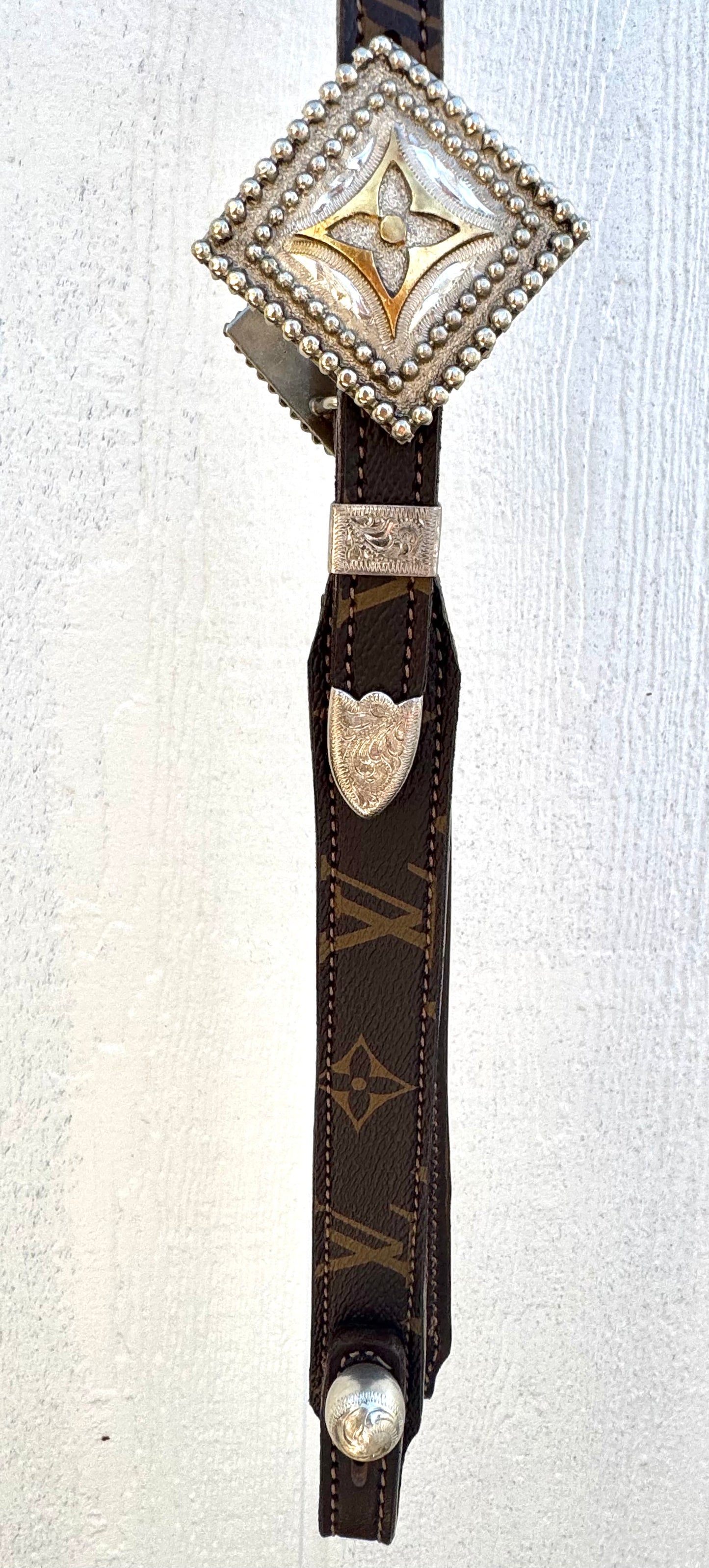 Fairytail Leather Co Brown Designer Headstall