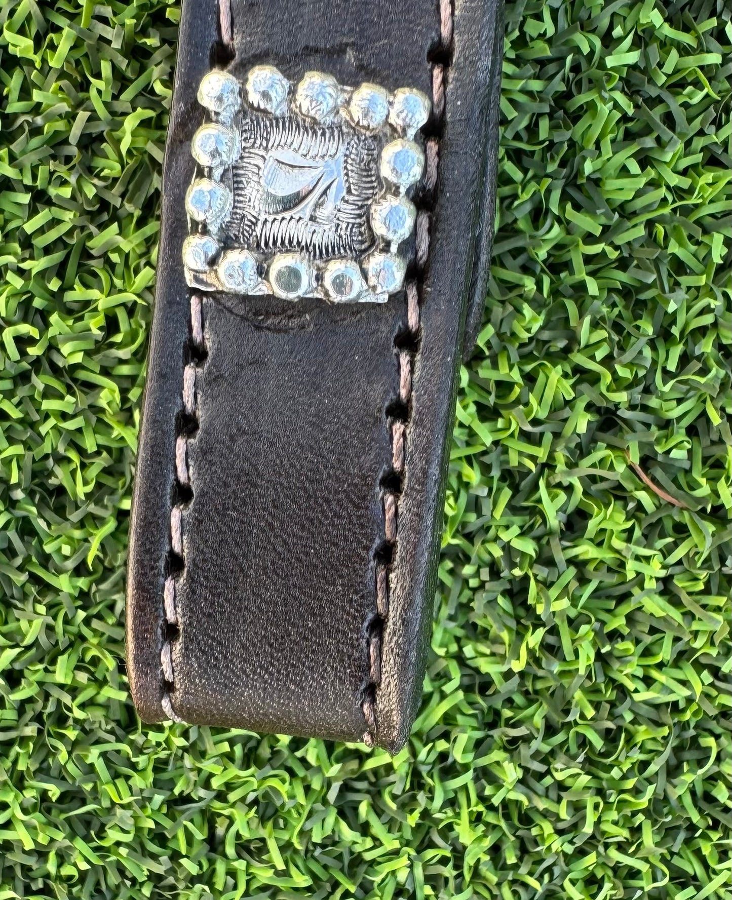 Fairytail Leather Co Horsehair Headstall, Sterling Silver