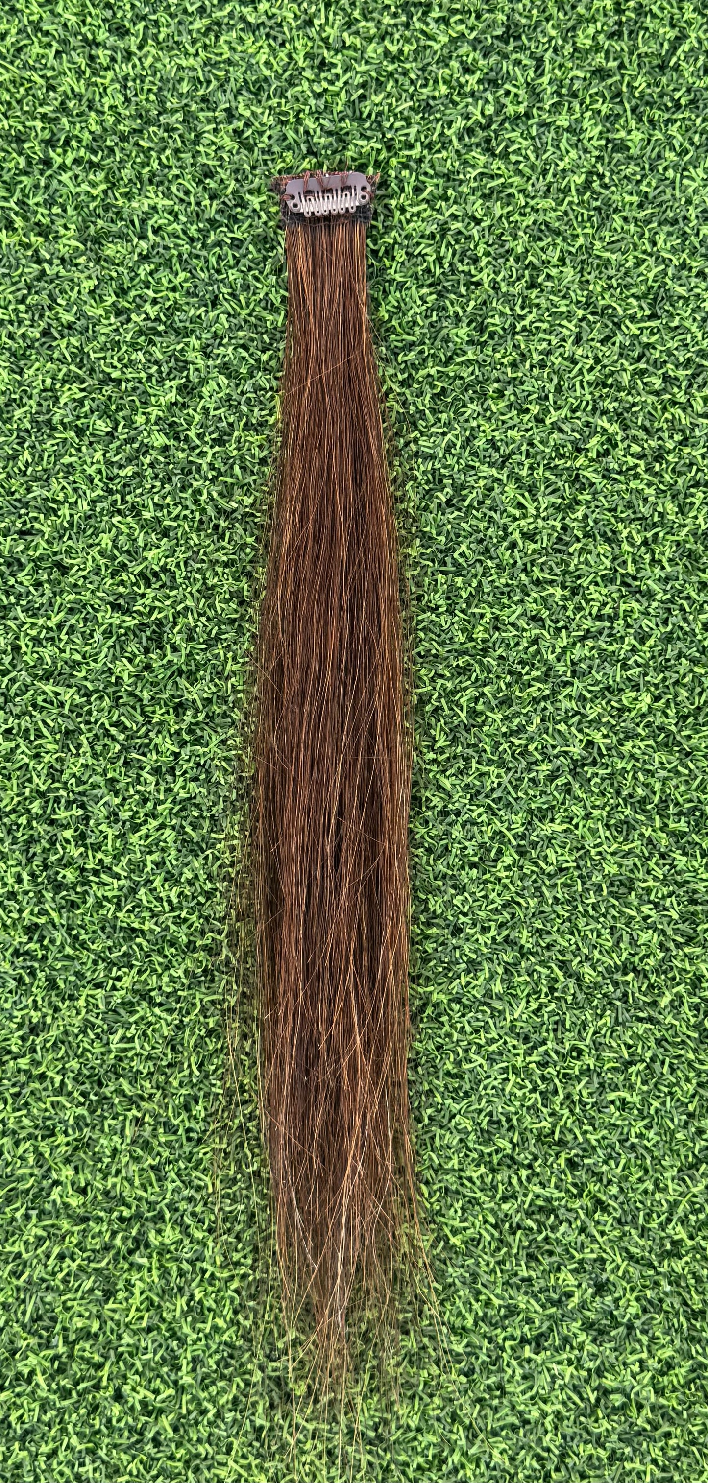 Clip In Sorrel Forelock Extension