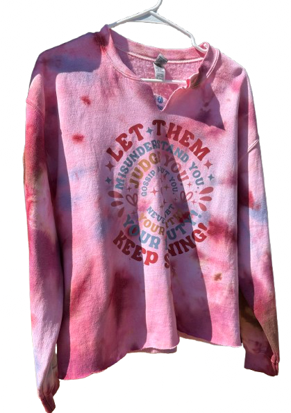 Let Them Sweatshirt, Size M