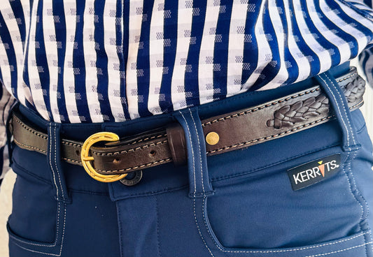 Fairytail Leather Braided Equestrian Belt