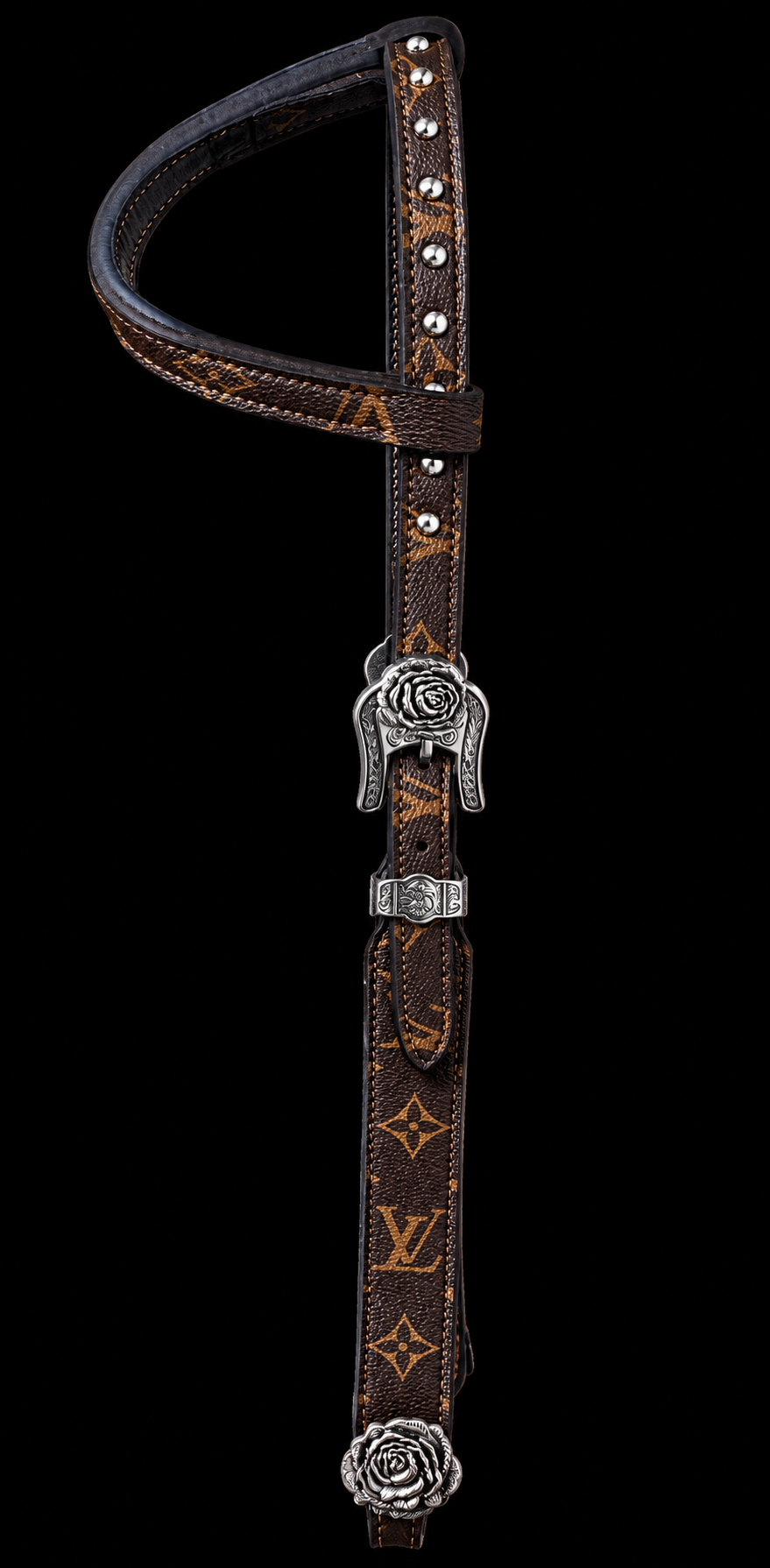 Fairytail Leather Co Brown Designer Headstall