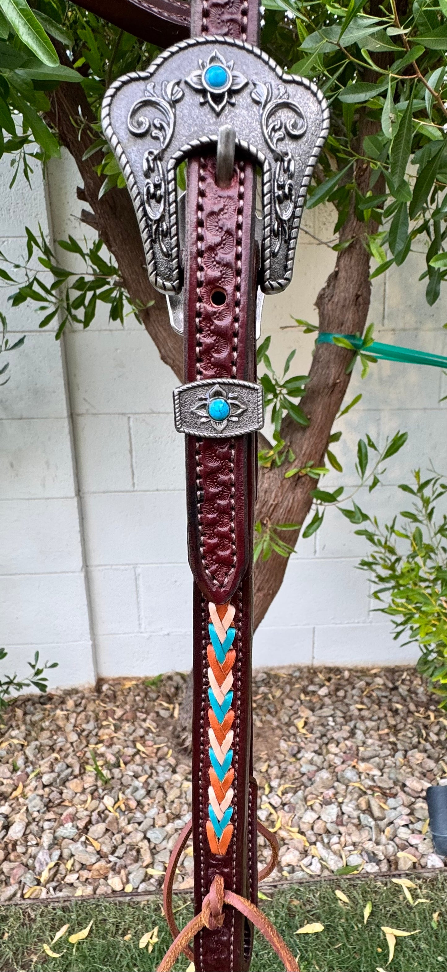 Fairytail Leather Co Kangaroo Lace Ranch Headstall