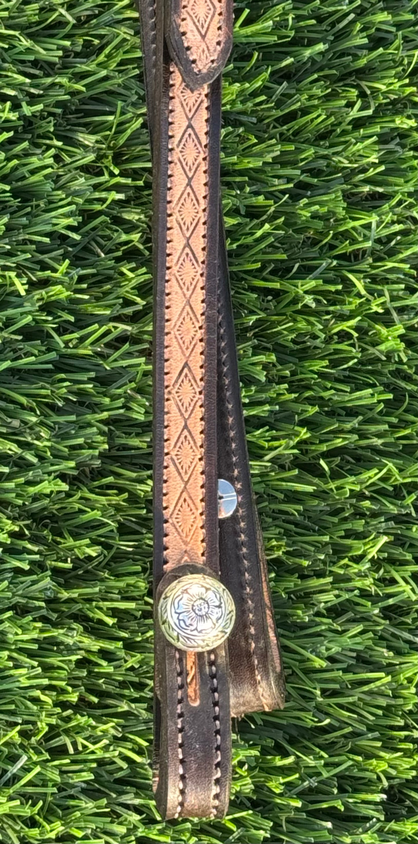 Fairytail Leather Co Two-Tone Beer Buckle Headstall