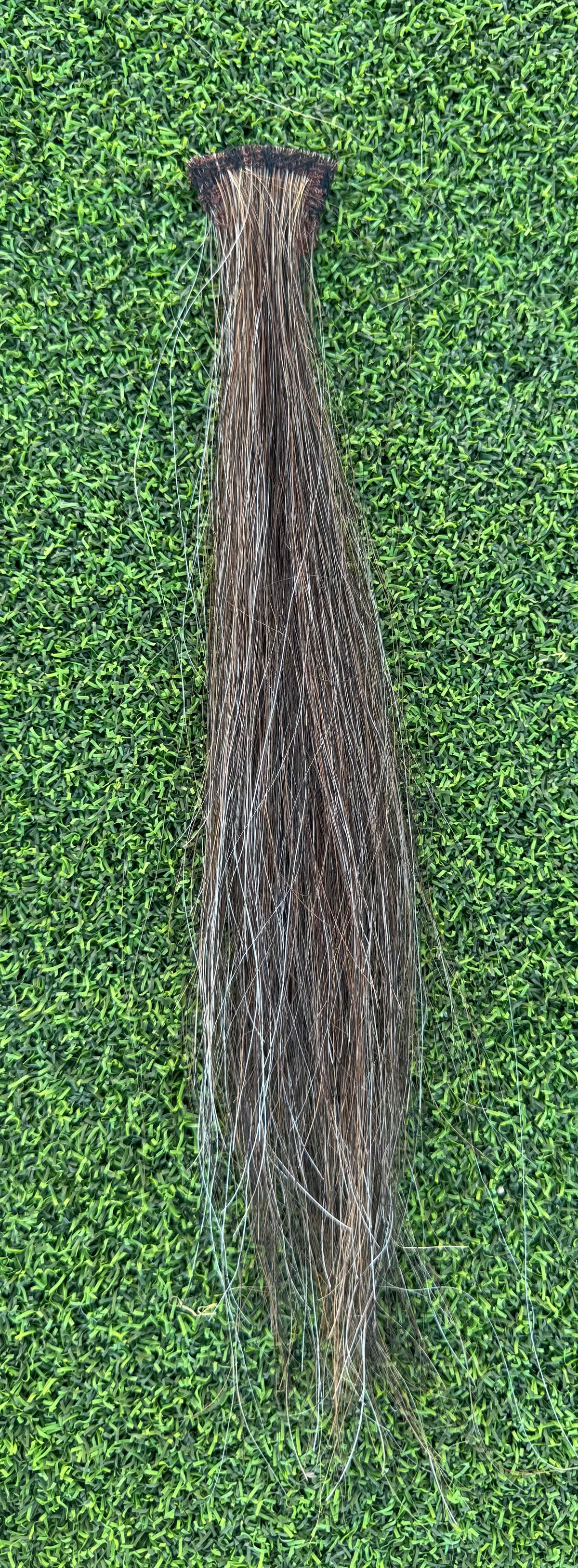 Back Forelock Clip In Mixed Color Forelock Extension