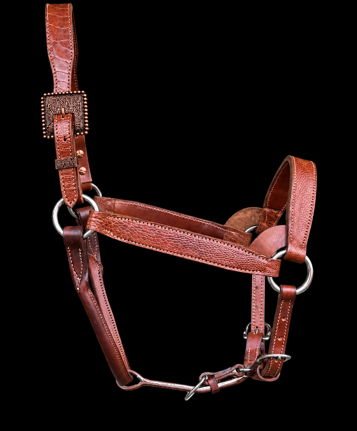 Fairytail Leather Co Ostrich Leg Halter