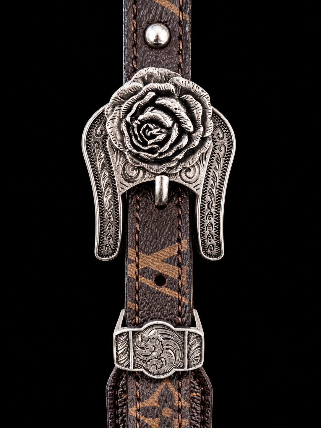 Fairytail Leather Co Brown Designer Headstall