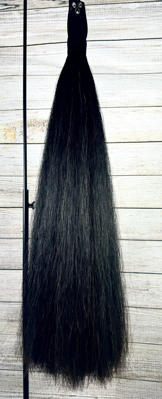 Natural Black Tail Extension, 2Lb, 36”, Setup for Weights