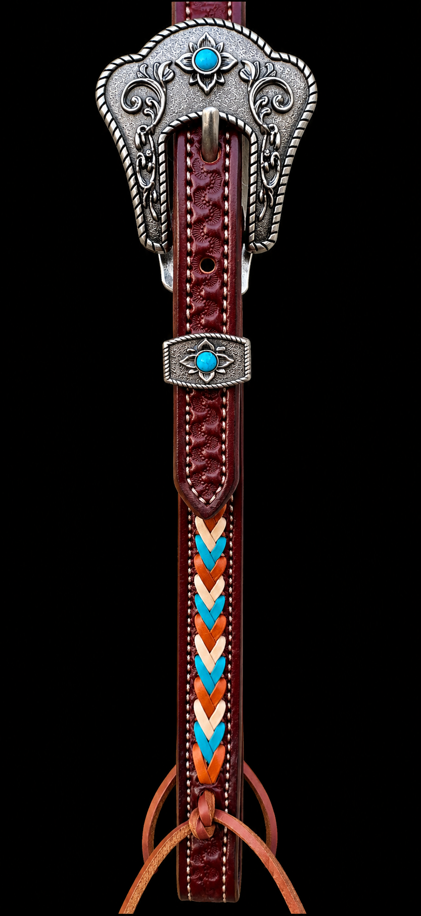 Fairytail Leather Co Kangaroo Lace Ranch Headstall