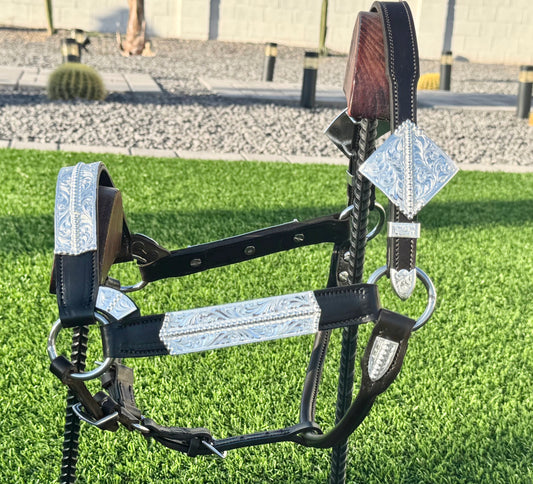 WEAVER - Licou en Cuir 1'' Thoroughbred avec Snap - Paddock Animal WEAVER - Licou en Cuir 1'' Thoroughbred avec Snap - Paddock Animal