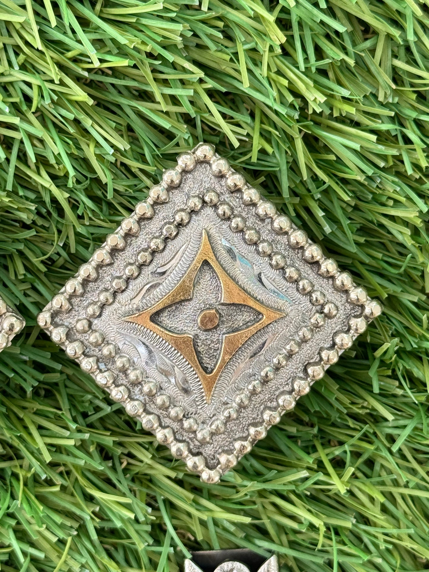 Silver Overlay Designer Buckles, 3/4”