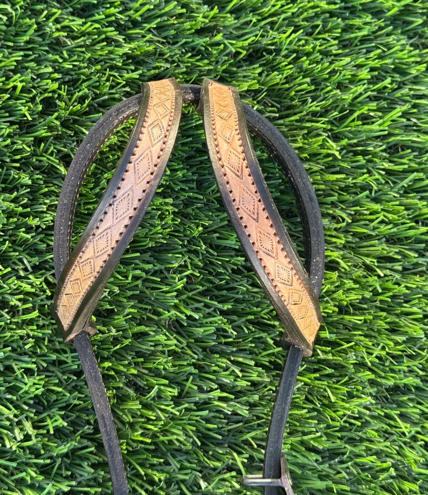 Fairytail Leather Co Two-Tone Beer Buckle Headstall