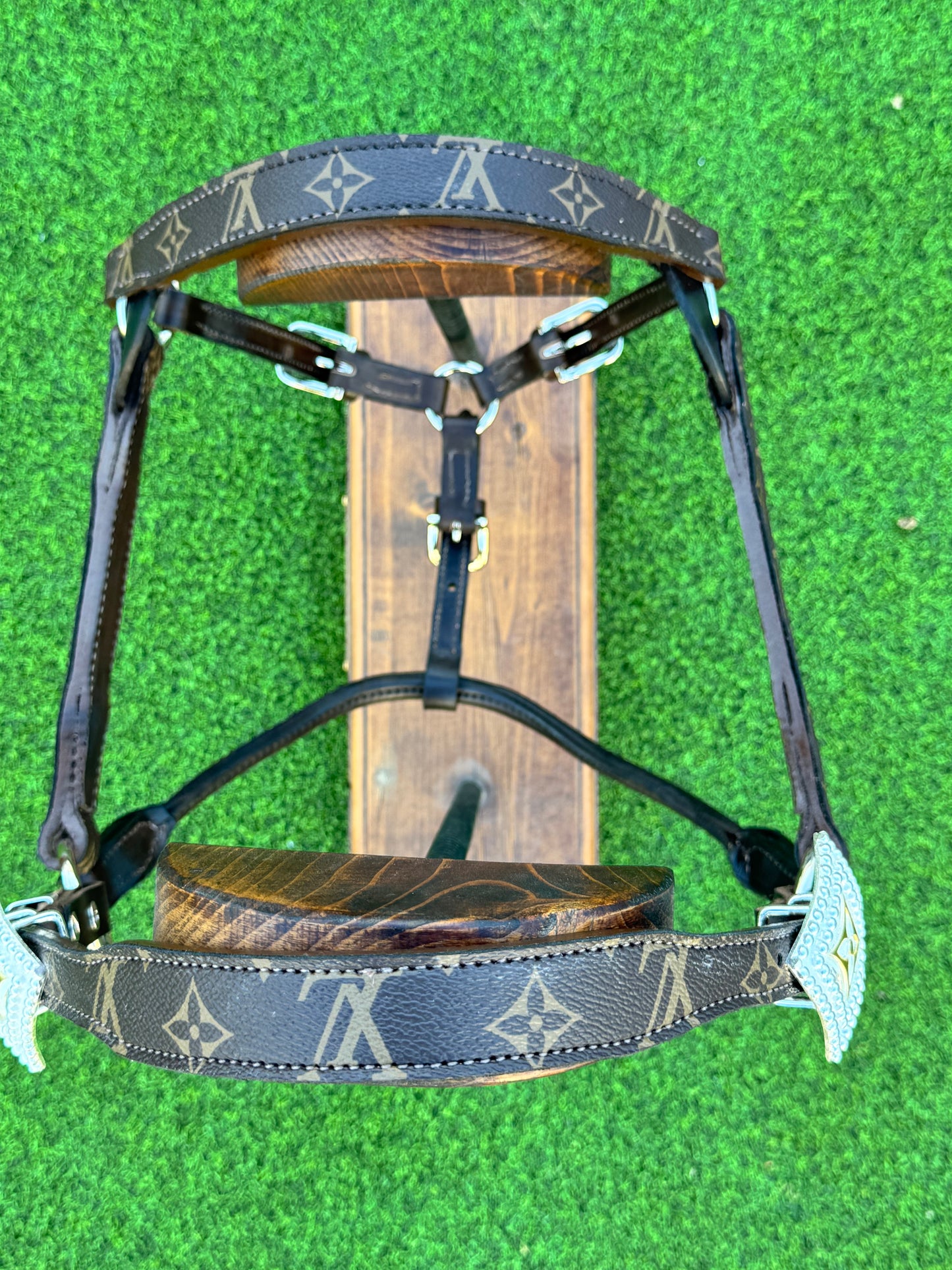 Fairytail Leather Co Brown Designer Halter - Average Horse Size