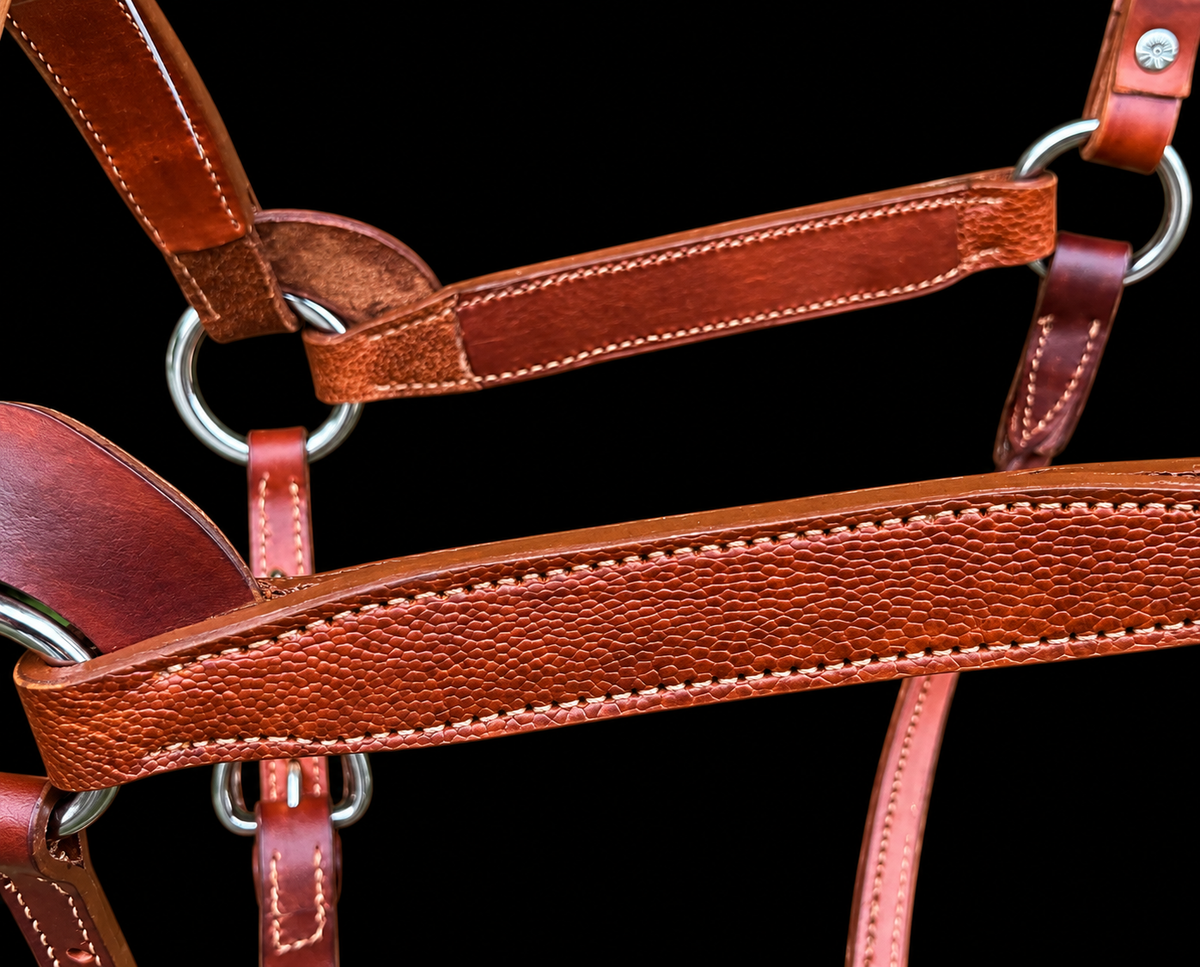Fairytail Leather Co Ostrich Leg Halter