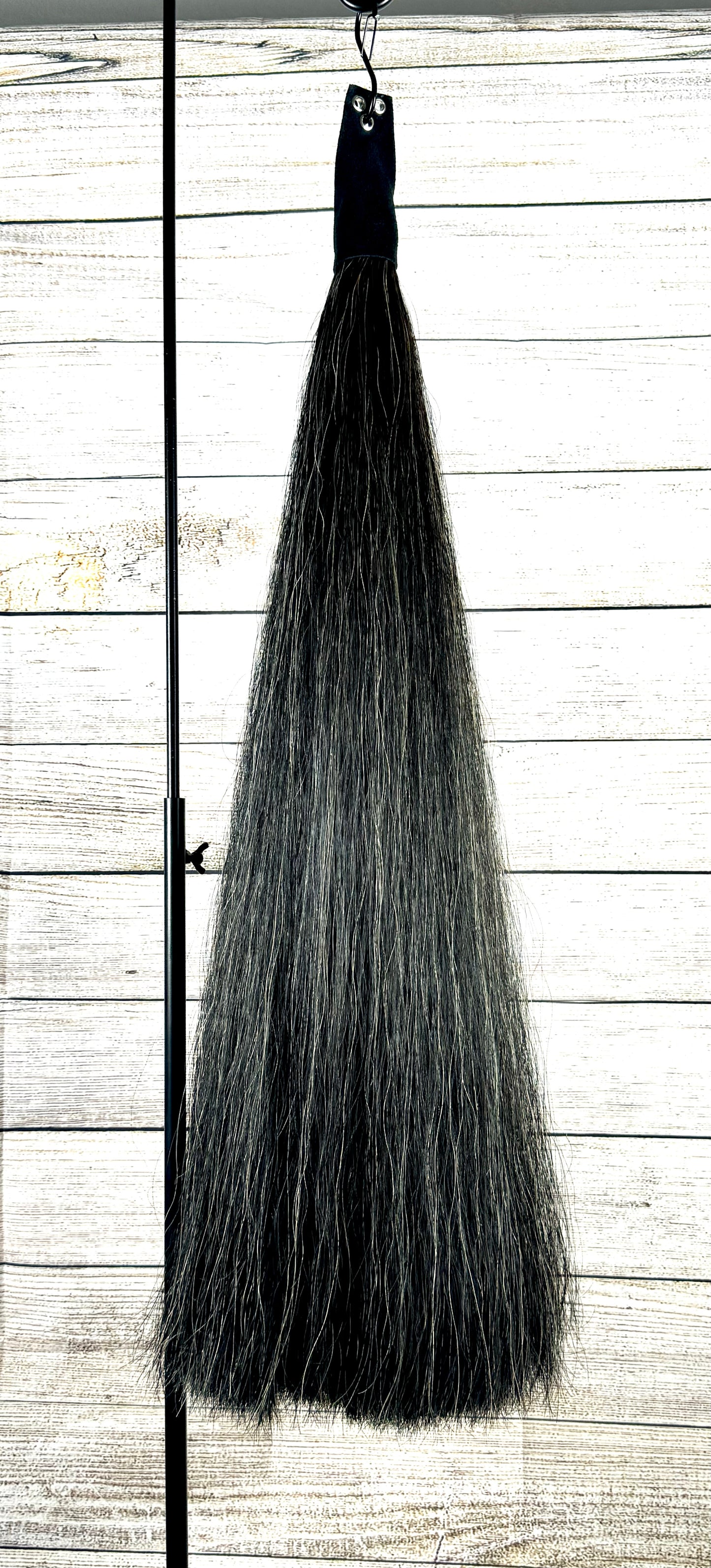 Dark Gray Show Tail Extension, 34”, 2 Lb.