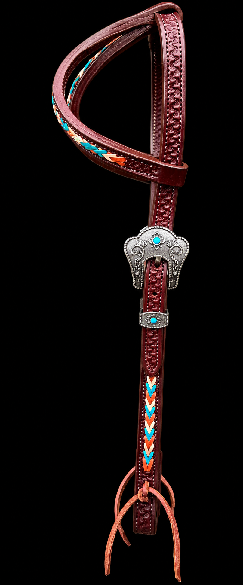 Fairytail Leather Co Kangaroo Lace Ranch Headstall