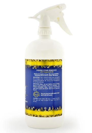 Wow! Stain Remover and Whitener Spray for Horses, 32 Oz.