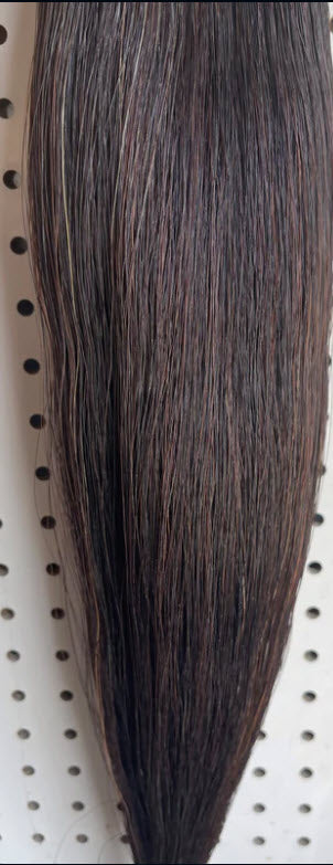 Black Brown Mix Show Tail Extension