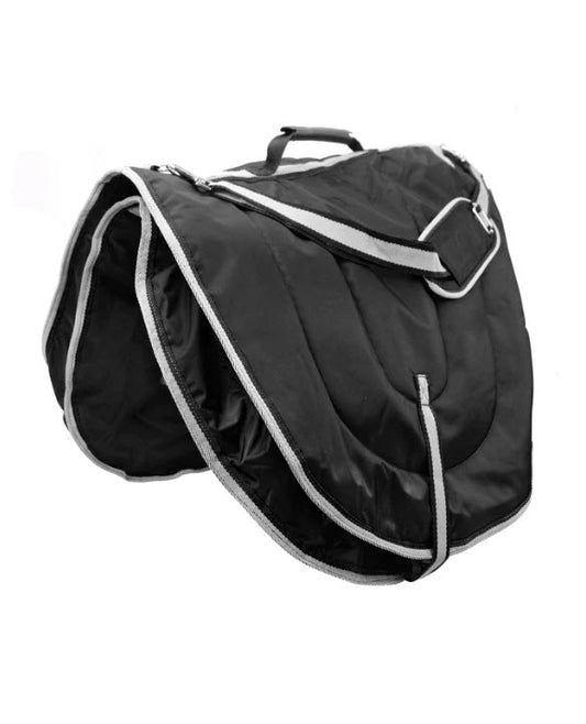 DERBY ORIGINALS WATERPROOF ALL PURPOSE 3 LAYER NYLON PADDED ENGLISH SADDLE CARRY BAG