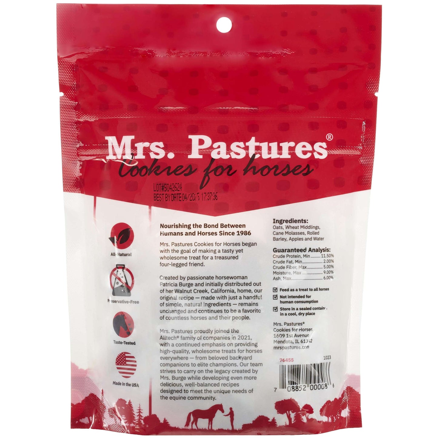 Mrs. Pastures Natural Horse Treat Cookies - 8 oz