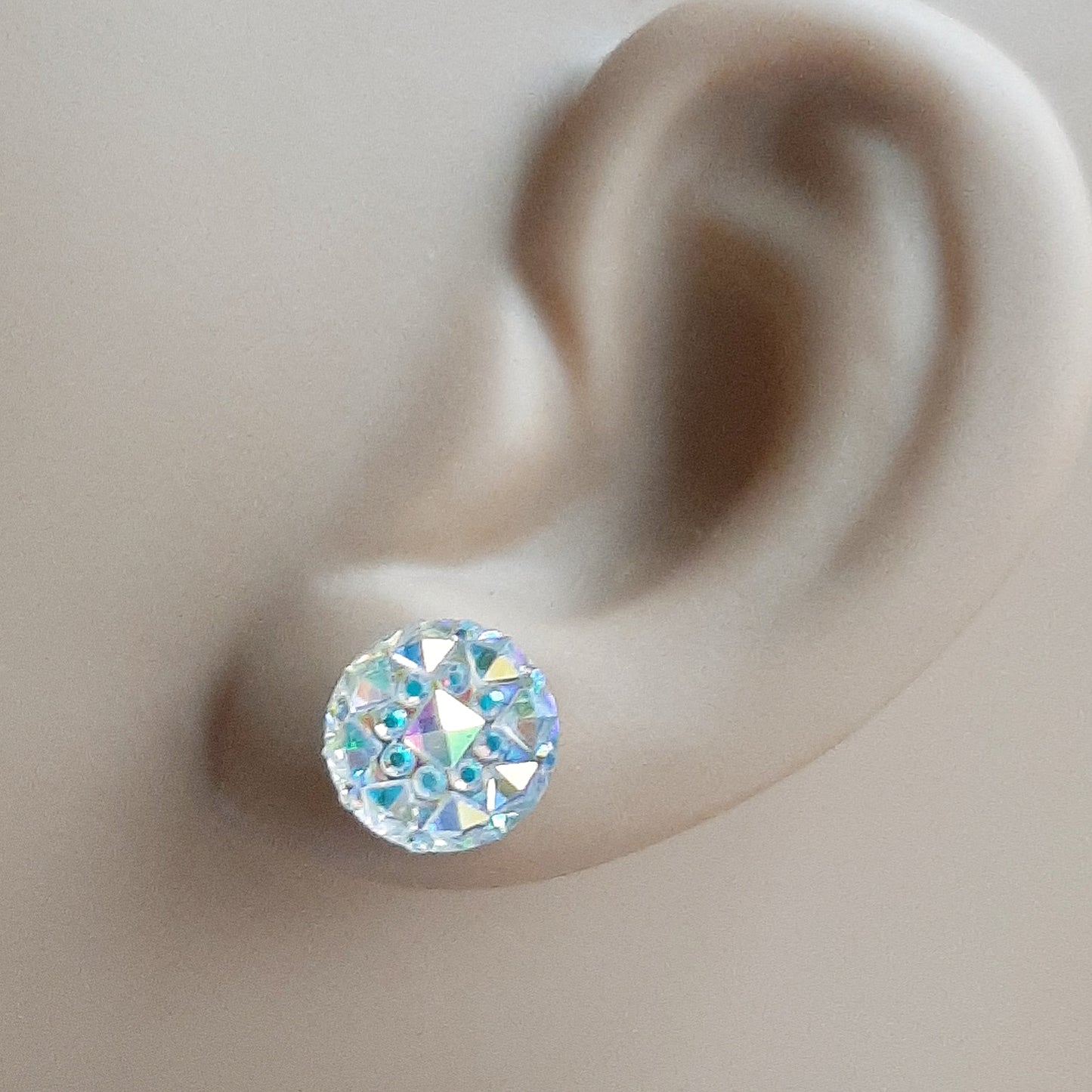 aurora borealis stud earrings