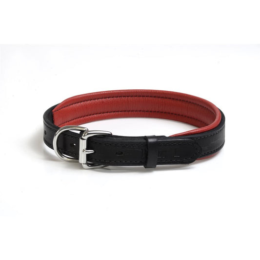 Perri's® Padded Leather Dog Collar - Mutiple Color Options