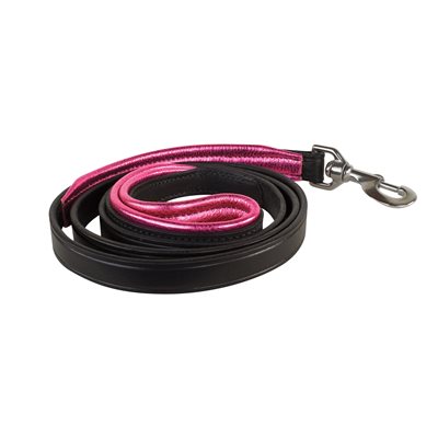 Perri's® Padded Leather Dog Leash, 5' X 1" - Multiple Color Options