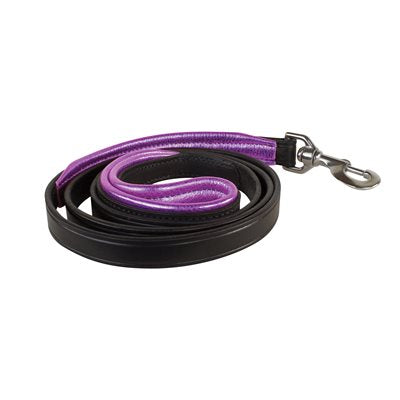 Perri's® Padded Leather Dog Leash, 5' X 1" - Multiple Color Options