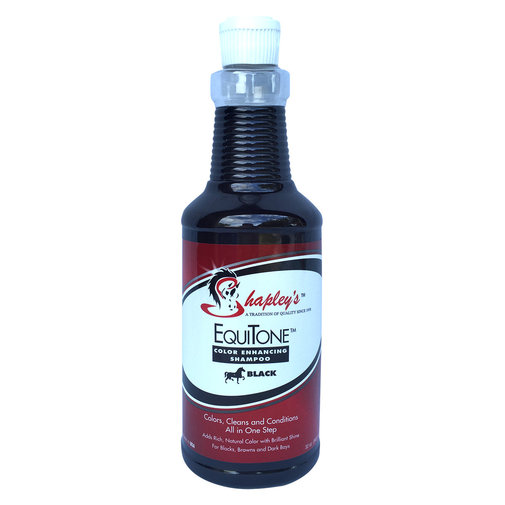 Shapley's EquiTone Color Enhancing Shampoo for Horses and Dogs, Black