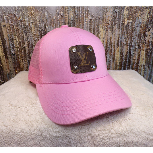 Upcycled LV C.C. "Pony Cap" Baseball Hat