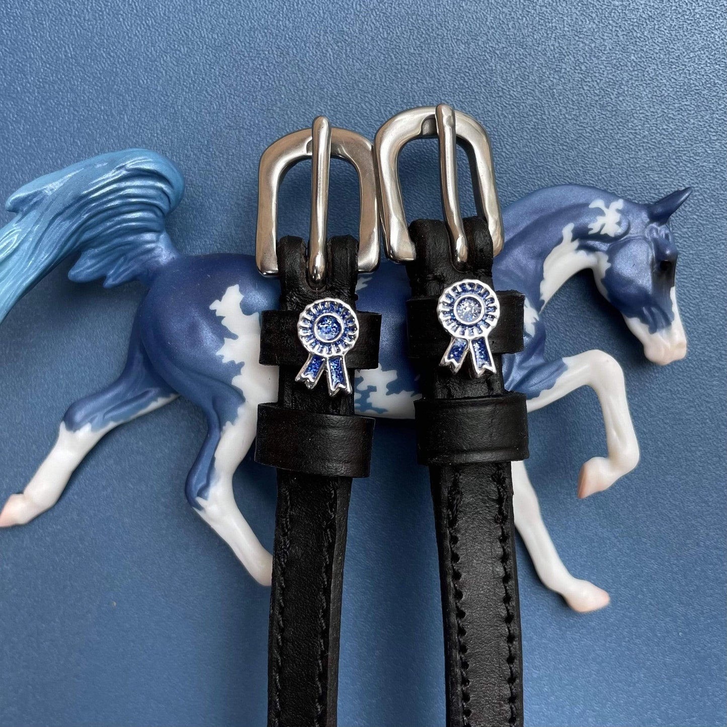 ManeJane Blue Ribbon English Spur Straps